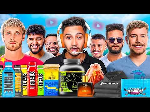 I tried Every Youtuber Brand Products!
