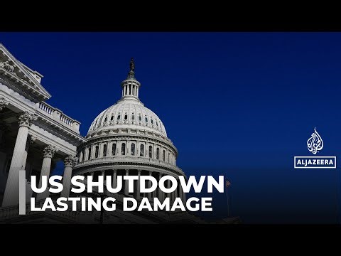 US political divide: Deep wounds remain from the longest-ever government shutdown.