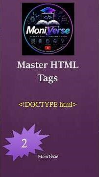 2. !Doctype of HTML