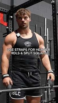 USE STRAPS TO LIFT HEAVIER #fitness #workout
