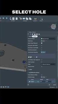How to spot drill and chamfer a hole in fusion 360 #cadcam #autodesk #chamfermill