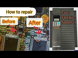 How To Repair Vfd || vfd repair training || FUJI FRENIC VFD INVERTER 5000P11 REPAIR
