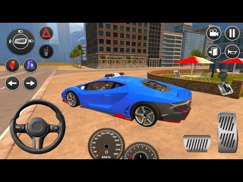 Mobil Polisi Patroli Gibas Penjahat - Mobil Balap Polisi Simulator Android Gameplay