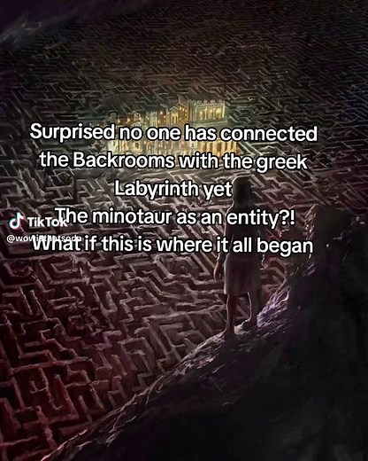 Backrooms and the Greek Labyrinth: Is the Minotaur an Entity?