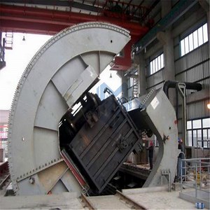 [Hot Item] Rotary Train Dumper System Unloading Coal at The Power Plant