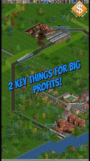 2 fundamental OpenTTD concepts new players need to know! #openttd #shorts