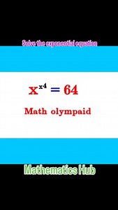 1.5K views · 66 reactions | Solve the exponential equation #viralreels #viral #maths #solve | Mathematics Hub | Facebook
