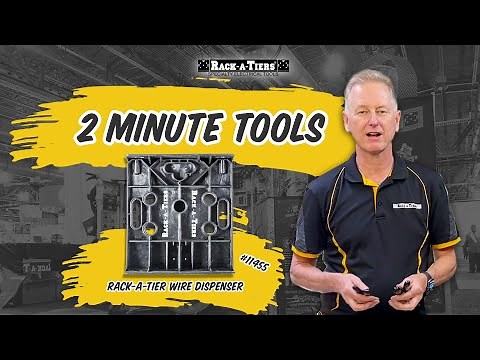 2 Minute Tools - Distributor Series | Rack-A-Tier Wire Dispenser