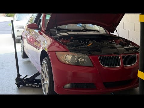 Coolant recovery tank hose replacement on e90