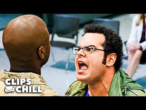 Nerds Screaming at Marines | Pixels (Adam Sandler, Kevin James)