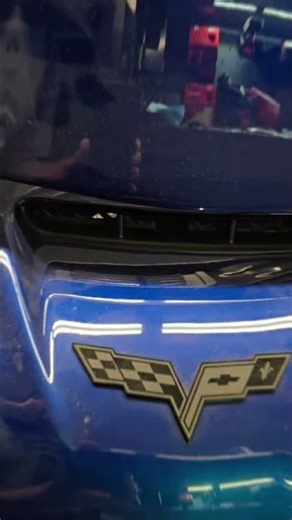 Cooling duct install from #skgfabrication and grill from @customcargrills on the #c6 #corvette #zr1