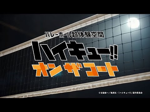 アニメ「ハイキュー!!」｜バレーボール超体験空間『ハイキュー!! オン ザ コート』開催決定！