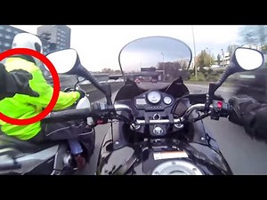 Paris: A tense day with the police motorcyclists