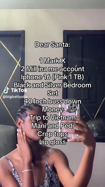 Is it too much?😔 #fyp #dearsanta