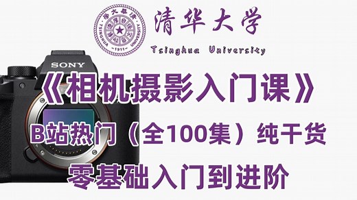 【2025摄影入门】这才是B站最全最细的相机摄影教程，整整100集，全程干货无废话！（内含所有相机摄影技巧）
