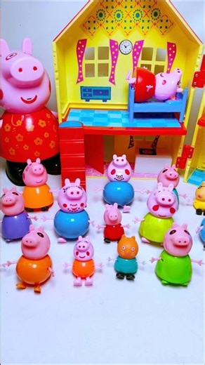 satisfying with unboxing Peppa Pig House & Castle Toys Collection ASMR | Review