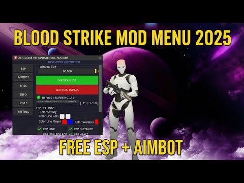 NEW BLOOD STRIKE MOD MENU FREE NO KEY APK 2025 || ESP AUTO HEADSHOOT AIMBOT WALLHACK NO RECOIL