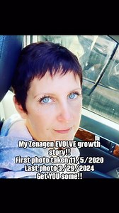 This is my ZENAGEN EVOLVE growth story!! First photo taken 11/5/2020, last photo taken 3/29/2024. Zenagen is a botanically based hair care line focused on reclaiming high density and healthy strands using the potent power of plants!! Whether you suffer from thinning or hair loss, or you’re just looking to maximize your hair’s potential, Zenagen gets RESULTS that are SUSTAINABLE using zero harsh chemicals or harmful ingredients. DM me to get YOURS!! #zenagened #zenagenhair #zenagenpro #zenagen | 