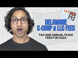 Delaware C-Corp and LLC Fees