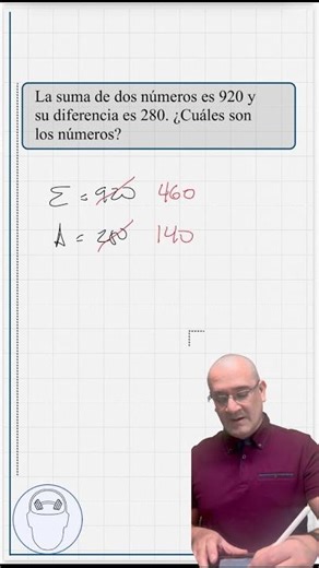 The sum of two numbers is 920 and their difference is 280. What are the numbers?