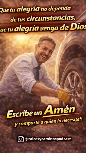 Que tu alegría no dependa de tus circunstancias! #buendiapositivo #Dios #raicesycaminospodcast
