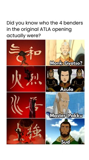 ATLA Intro benders identity #avatarthelastairbender #atla #avatar
