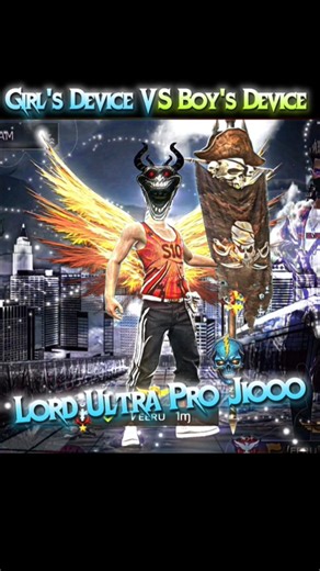 Girl's Device 🤡 VS Boy's Device 🗿 Wait For End 🌪💀 #freefire#funny#shorts