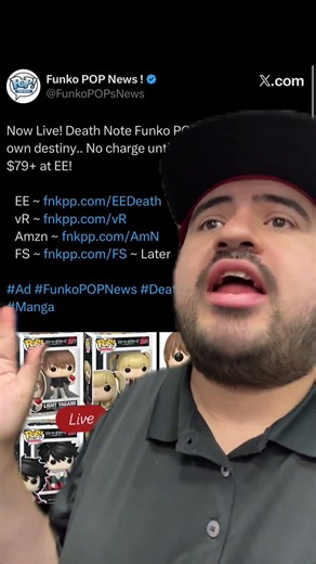 New Death note Funko Pops #deathnote #funkopop #funko #lightyagami #ryuk