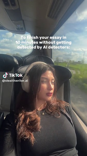 How? It basically rewrites your ai generated essay in seconds and shows you exactly what score you would get! It’s been tested on all AI detectors and none of them can see that it was actually written by AI because Stealth Writer is coded in a way to bypass every single one of them. You can check it out yourself! #student #studenthacks #essaywriting #essayhelp #essaytips #thesistips #studenttips #aidetector #fyp