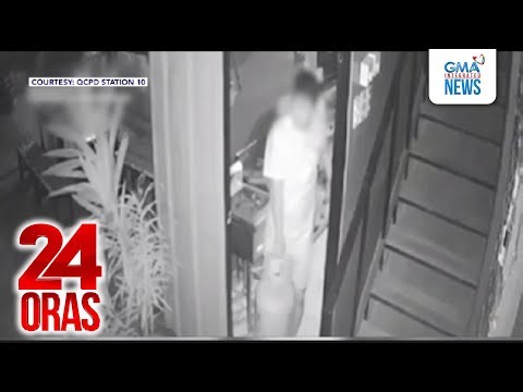 Lalaking nagnanakaw ng LPG tank, nahuli-cam; nahulihan ng gun replica | 24 Oras