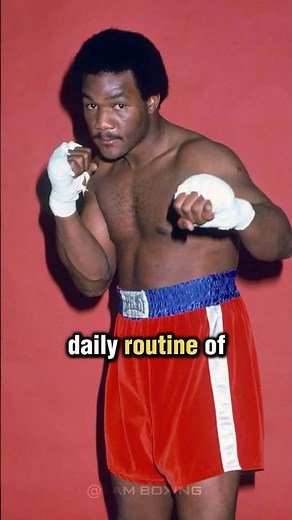 George Foreman’s Training Routine 😱