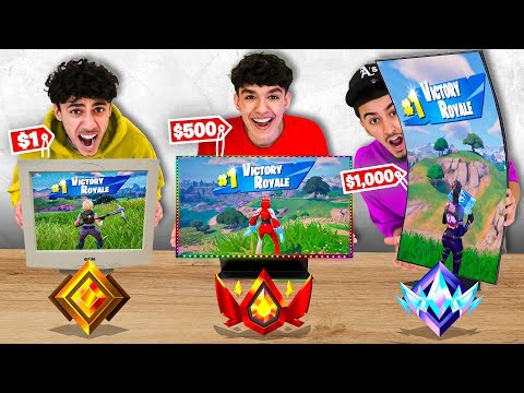 We Played RANKED Fortnite With Cheap vs Expensive Gaming Monitors! (540hz)