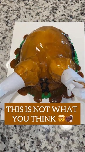 🦃🍦 The Baskin Robbins Turkey Ice Cream Cake is BACK for Thanksgiving — and yes, the entire turkey is made of ICE CREAM. I even put it in the oven to see what happens 👀😂 This might be the most iconic Thanksgiving dessert you can buy this year. From the shiny caramel glaze to the mashed-potato-style frosting, this Turkey Ice Cream Cake is easily one of the craziest holiday desserts in NYC right now. Would you serve this at Thanksgiving dinner? 🦃👇 📍 Baskin Robbins – New York City 🎥 Respect 