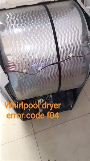 Whirlpool dryer error code f04 reset 🇰🇼🇰🇼🇰🇼🇰🇼#youtubeshorts