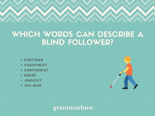 6 Words That Describe A Blind Follower (Meaning Explained)