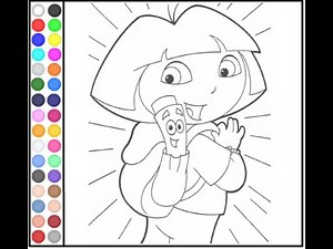 Dora The Explorer Painting Games Online Free