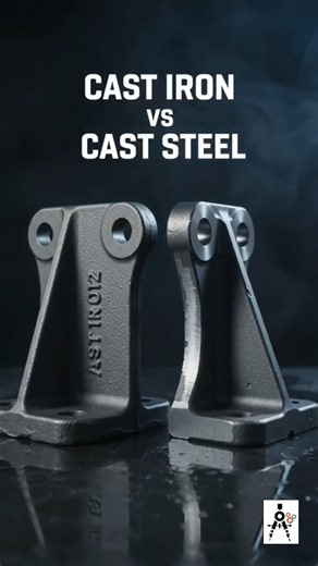 Cast Iron vs Cast Steel #mechanicalengineering #automobile #caddesigns
