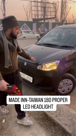 180 watt proper led headlight made in Taiwan #viral #trending #automobile #modification