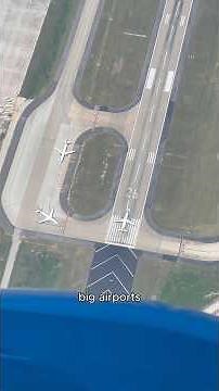 Is it dangerous to land small airplanes at big airports? 🤔 #aviation #flying #pilot