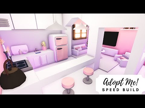 Aesthetic Baby Pink Tiny Home Speed Build 💗 Roblox Adopt Me!