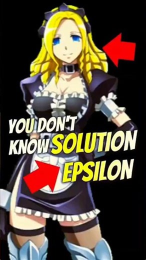 4 Things Y.D.K about SOLUTION EPSILON #anime #shorts #overlord