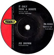 Joe Brown And The Bruvvers - It Only Took A Minute