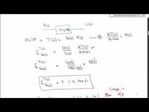Lec-02 Concept of Sensitivity in control system