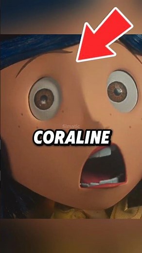 This Is What Coraline Looks Like Behind the Scenes #shorts #coraline