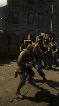 RDR2 Fist Fight - Arthur Morgan Brawl in Saint Denis | #rdr2