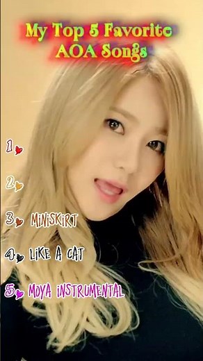 THE BEST 5 AOA SONGS! 🔥 #shorts #aoa #top5