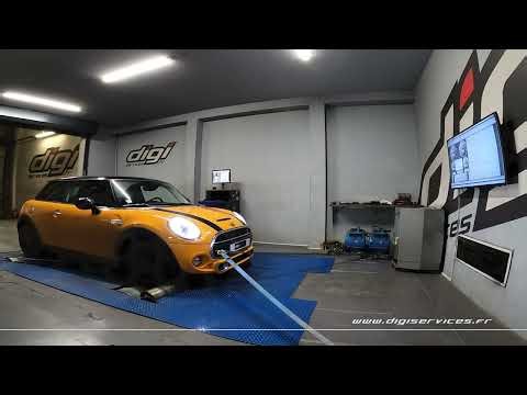 Mini Cooper S 2.0T 192cv AUTO Reprogrammation Moteur Flexfuel @ 268cv Digiservices Paris 77 Dyno