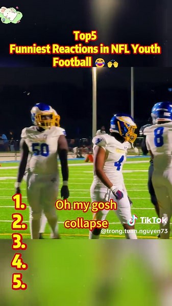 Top 5 Funniest NFL Kids Football Bloopers 😂🏈#NFLKidsFootball #YouthAthletes #KidsHighlights #FunnySports #FootballFails