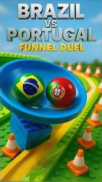 Epic Marble Race: Brazil vs Potugal – Countryballs Clash! 🌍⚔️