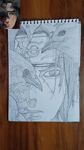 😱 Drawing of Itachi Uchiha